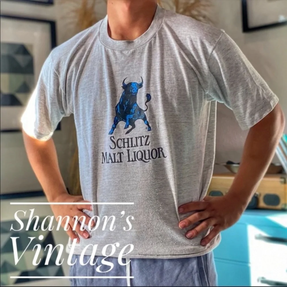 Schlitz Malt Liquor vintage XXL Tee A17.